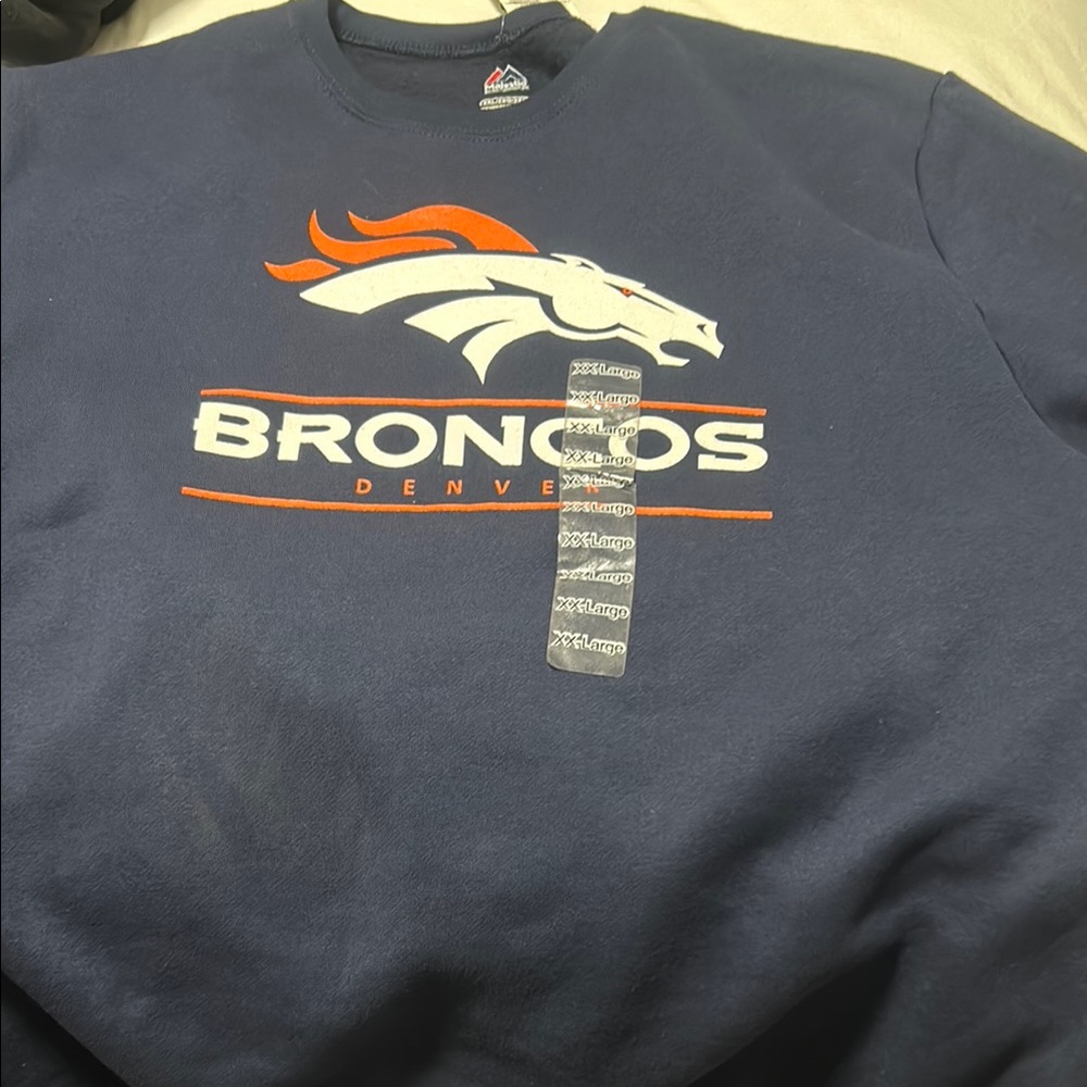 Denver Broncos Navy Sweatshirt